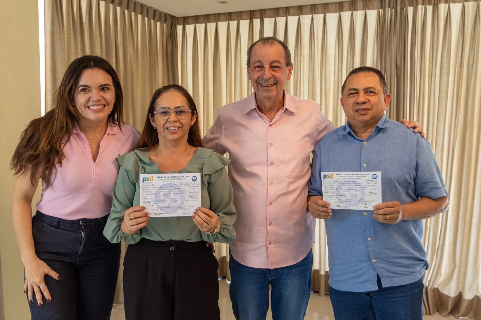 Partido de Omar Aziz amplia força no interior e mais três prefeitos se filiam durante o feriadão