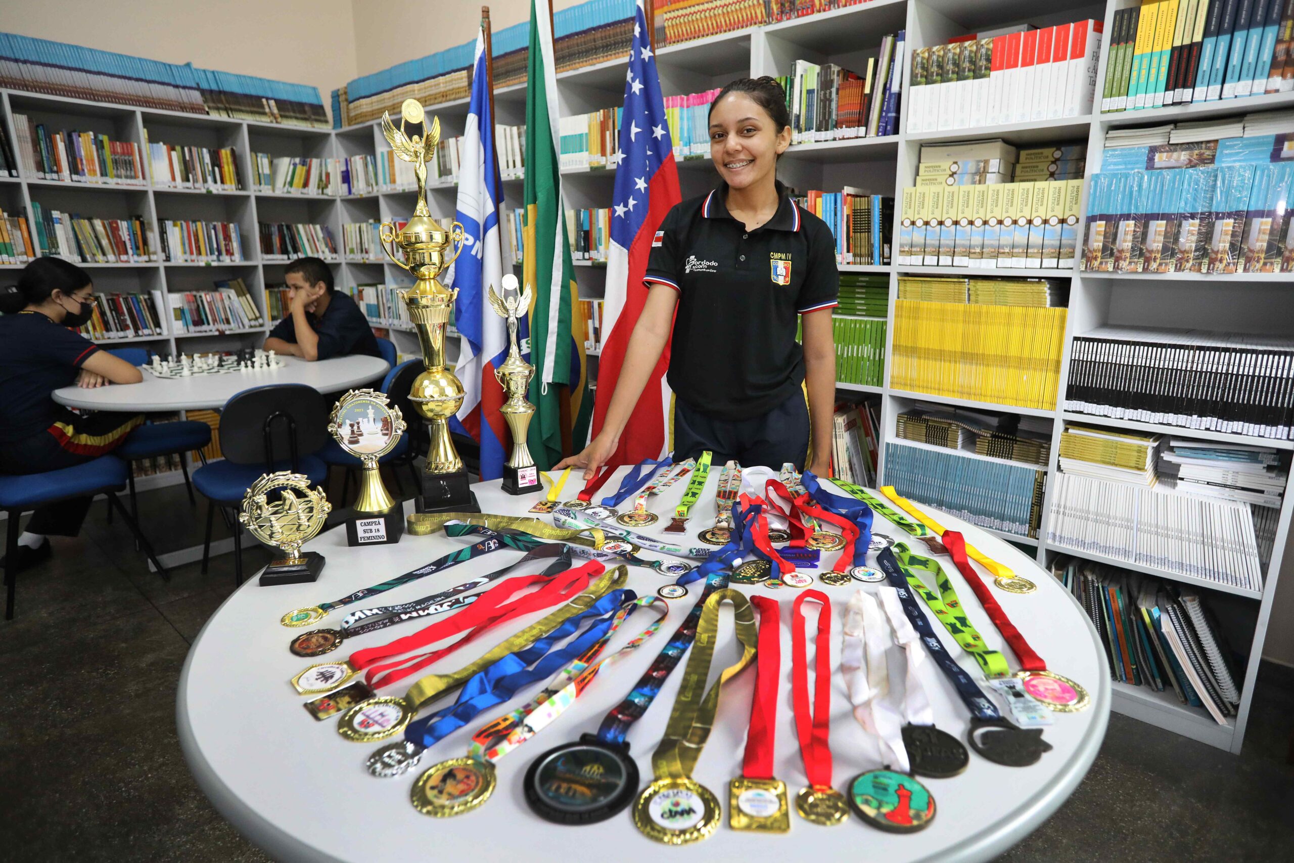 Professor e estudantes do AM são destaques em Campeonato de Xadrez