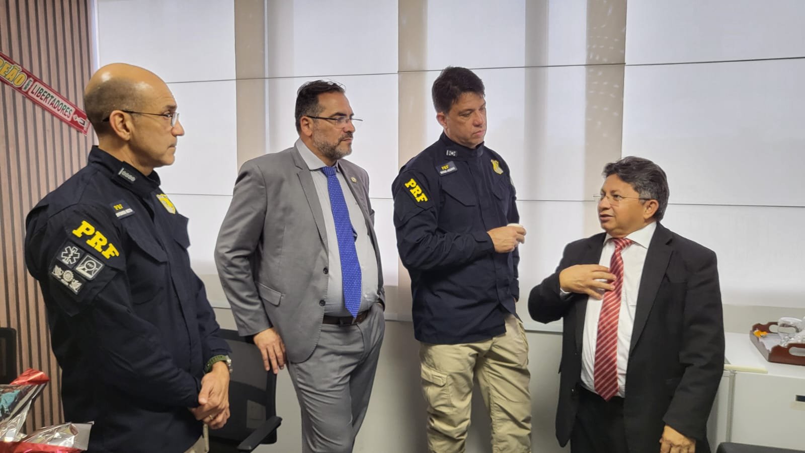 Sinésio Campos destaca importância do fortalecimento da Polícia Rodoviária Federal durante visita do Diretor-Geral à ALEAM