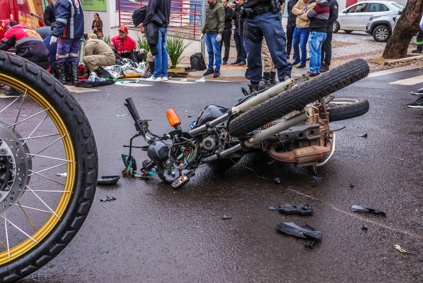 Em 2024, acidentes com moto somaram 70% dos pacientes de trauma da Santa Casa