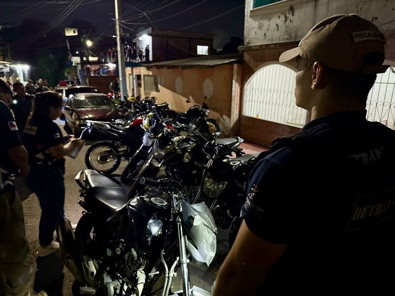 32 motos apreendidas e plano criminoso desarticulado em Manaus
