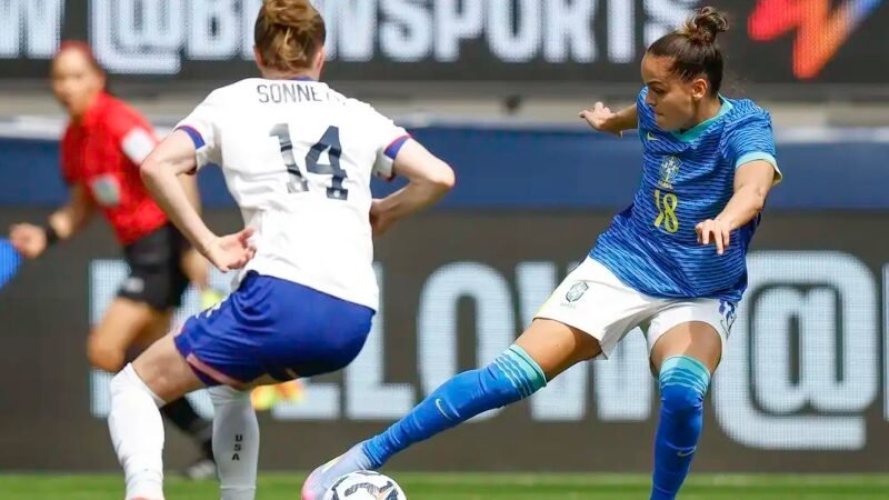 Em 1º amistoso do ano, seleção brasileira feminina perde por 2 a 0 para os EUA