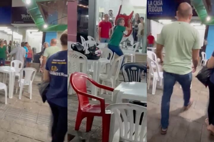 ‘Professoras galerosas’ agridem dona de lanche em praça pública