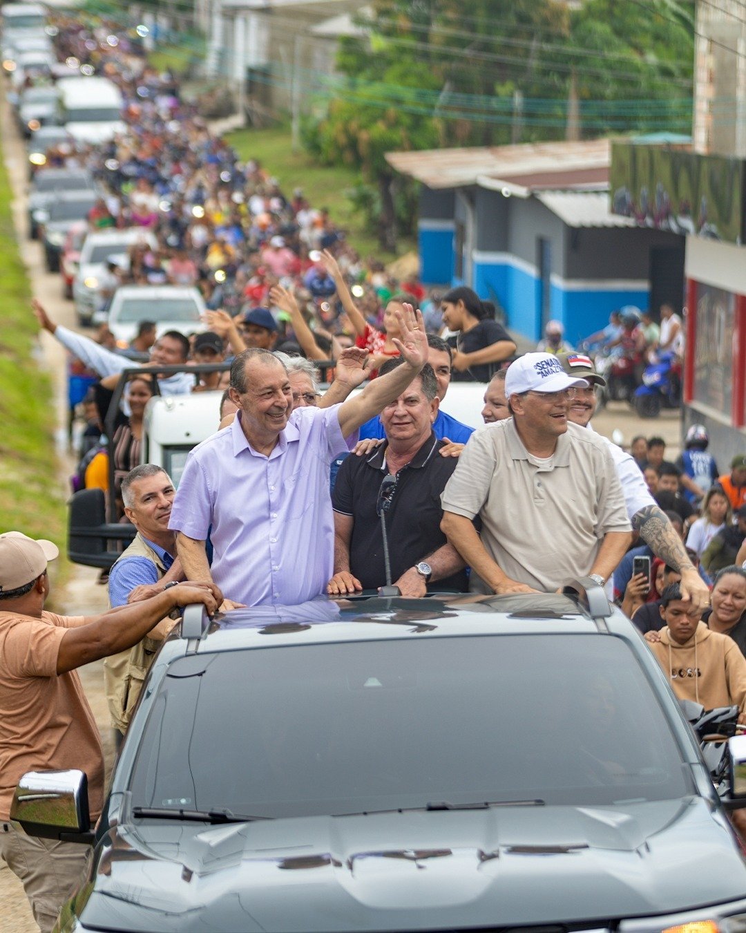 Ao lado de Eduardo Braga e lideranças, Omar Aziz cumpre agenda no Alto Solimões com foco em educação, saúde e apoio aos municípios