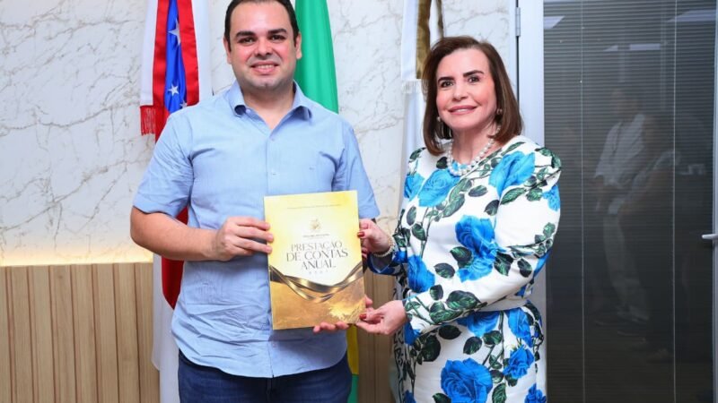 Presidente do TCE-AM entrega Prestação de Contas Anual de 2025 à ALEAM