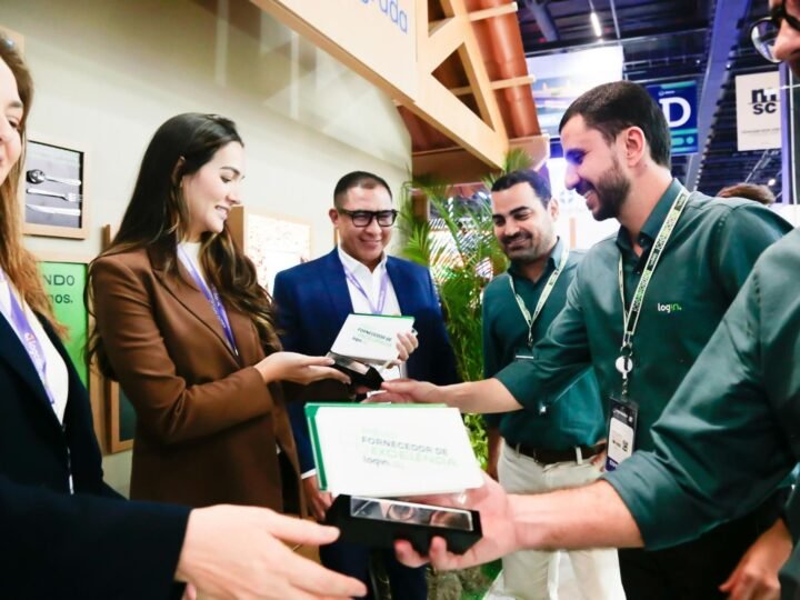 Terminal de Contêineres Vazios da Tomiasi , do Grupo Chibatão, recebeu prêmio da Log-In na Intermodal South America 2026, em São Paulo