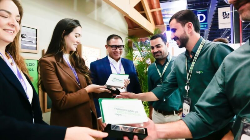 Terminal de Contêineres Vazios da Tomiasi , do Grupo Chibatão, recebeu prêmio da Log-In na Intermodal South America 2026, em São Paulo