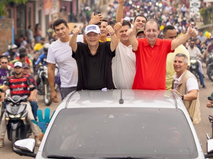 Omar Aziz entrega obras estruturantes e demonstra força no interior do Amazonas