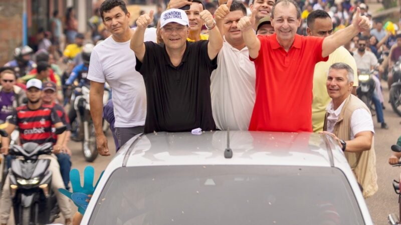 Omar Aziz entrega obras estruturantes e demonstra força no interior do Amazonas