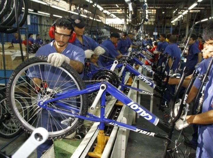 Produção de bicicletas no PIM supera 32 mil unidades em março