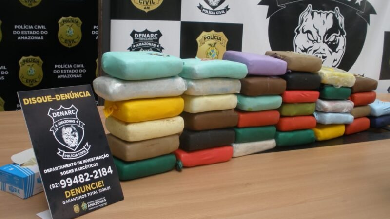 Operação no porto de Manaus impede envio de carregamento de drogas ao Pará