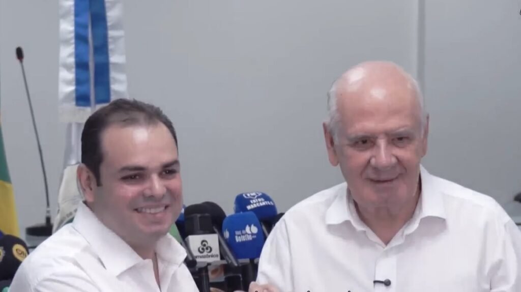 Roberto Cidade confirma Serafim na vice, registra chapa na Aleam e entra de vez na disputa pelo governo tampão