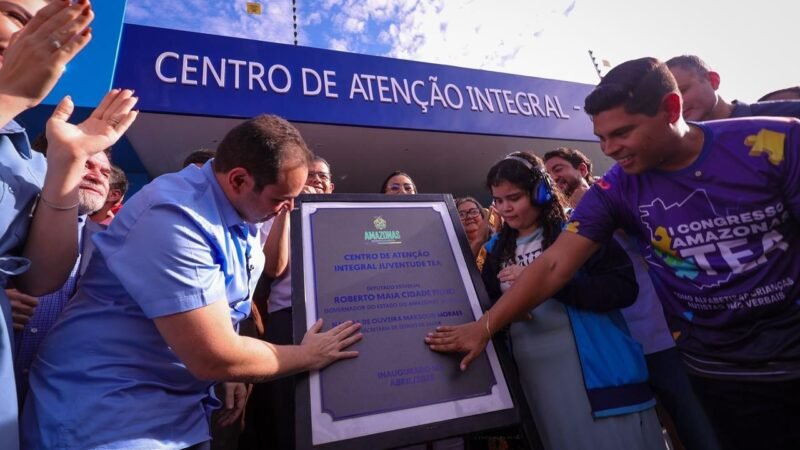 Governador interino Roberto Cidade inaugura Centro de Atenção Integral Juventude TEA, em Manaus