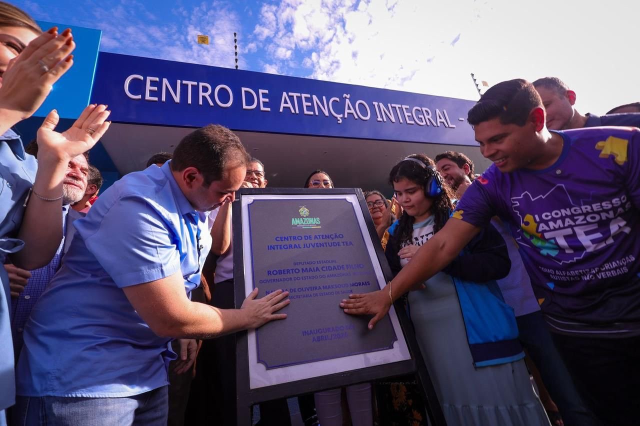 Governador interino Roberto Cidade inaugura Centro de Atenção Integral Juventude TEA, em Manaus