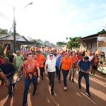 Ruas lotadas no Amazonas