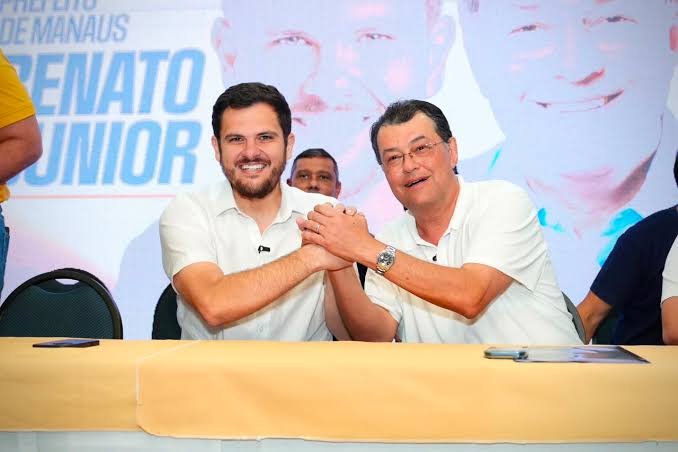 Renato Junior firma aliança com Eduardo Braga para o Senado